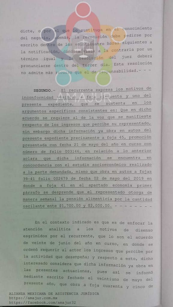 revocación en materia famililar